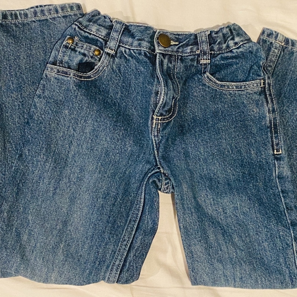 Gymboree jeans button snap closure